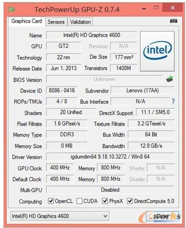 D6 HD Graphics 4600y(c)ԇϢ  